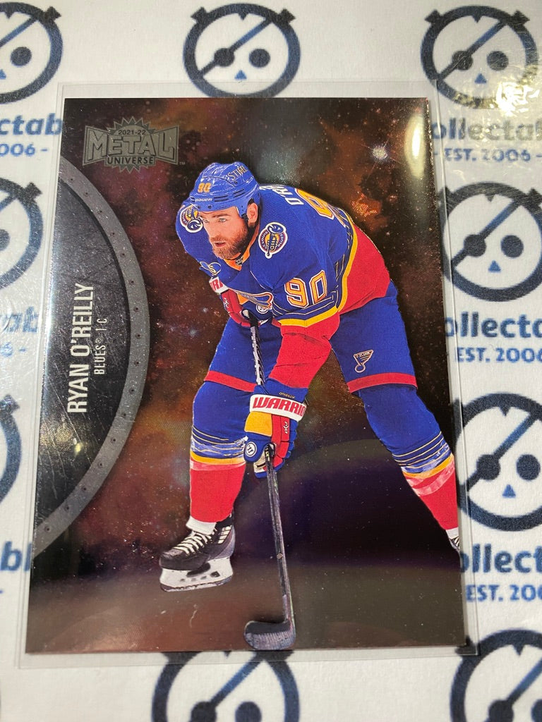 2021/22 Skybox NHL Metal Universe Base Ryan o'Reilly #128 Blues Alt Jsy