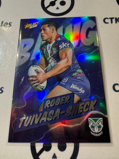 2026 Select NRL League Heroes BANG #B96 Roger Tuivasa-Sheck Warriors