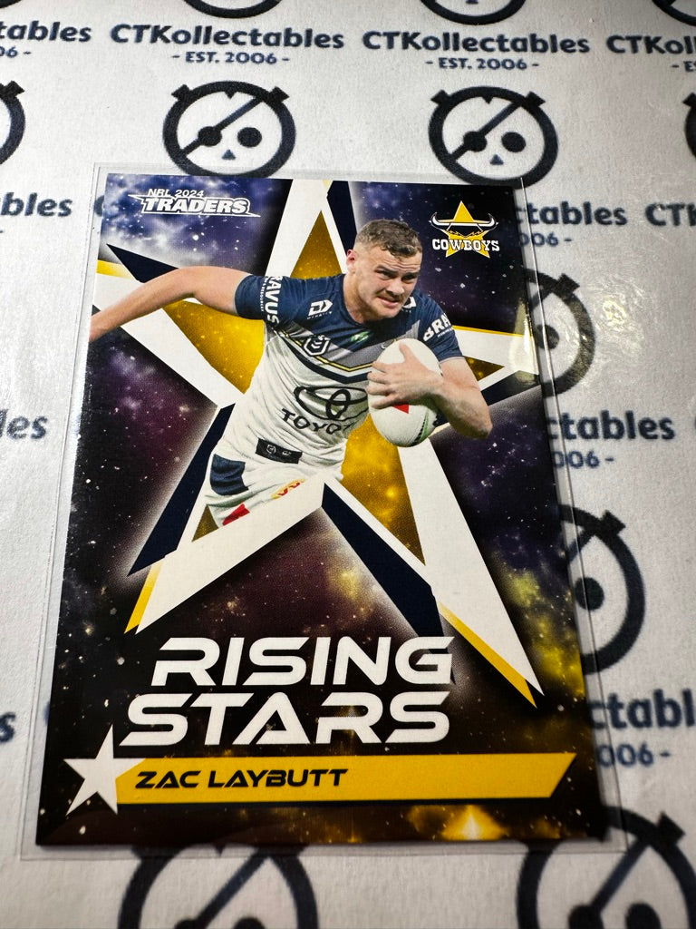 2024 TLA NRL Traders Rising Star - Zac Laybutt RS40/71 Cowboys