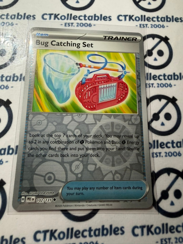 Bug Catching Set Reverse Holo #102/131 Prismatic Evolutions Pokemon Card