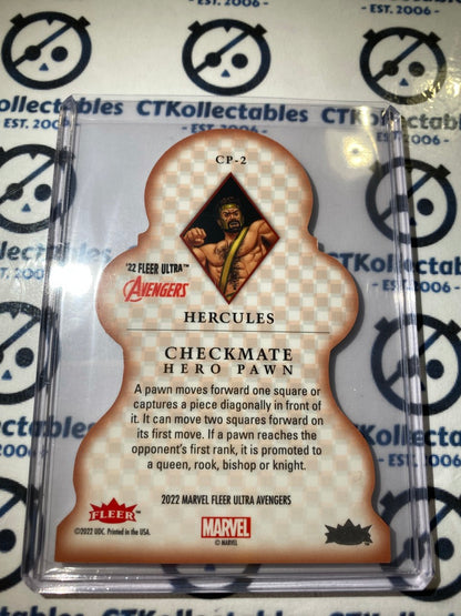 2022 Fleer Ultra Avengers Checkmate Hercules Hero Pawn CP-2 Avengers