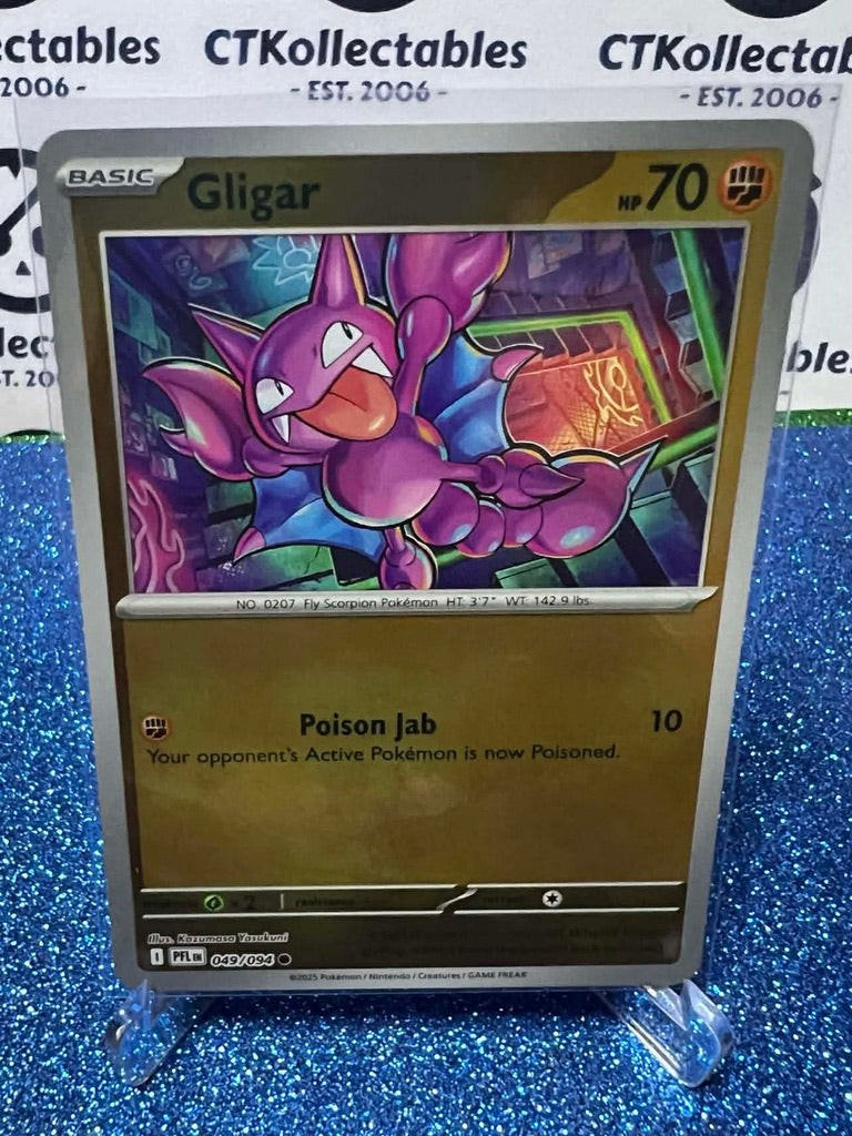 Gligar Reverse Holo 049/094 Phantasmal Flames Pokemon