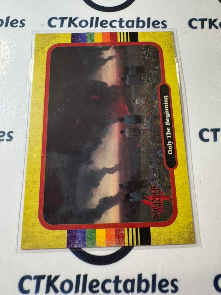 2023 Topps Stranger Things Season 4 #100 Yellow Only The Beginning
