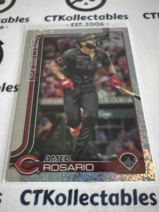 2025 Topps Series 1 Baseball Amed Rosario Sand Glitter Foil #116