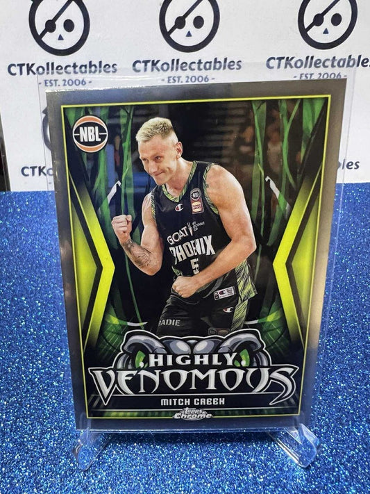 2023-24 Topps Chrome NBL Highly Venomous #HV-9 Mitch Creek South East Melbourne