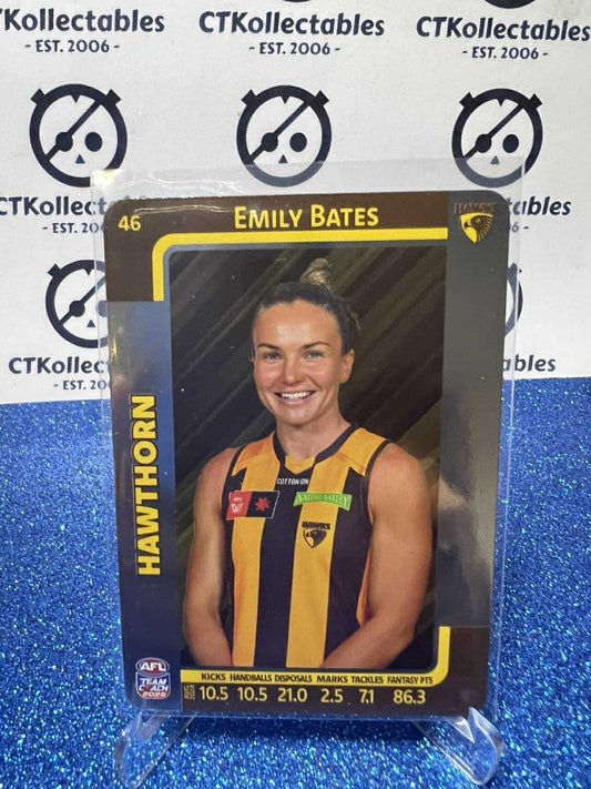2025 AFLW Teamcoach Silver #46 Emily Bates Hawks