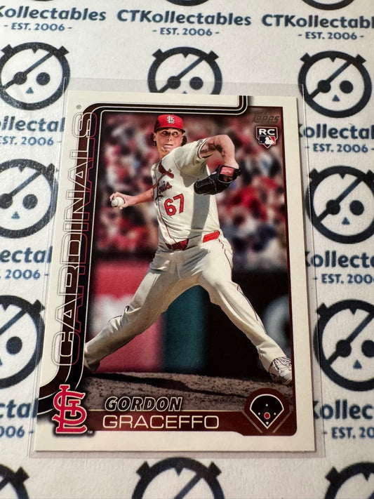 2025 Topps Series 2 Baseball Rookie Card #610 Gordon Graceffo St. Louis Cardina