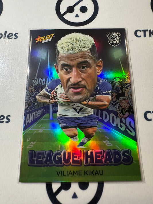 2026 Select NRL League Heroes League Heads #LH20 Viliame Kikau Bulldogs