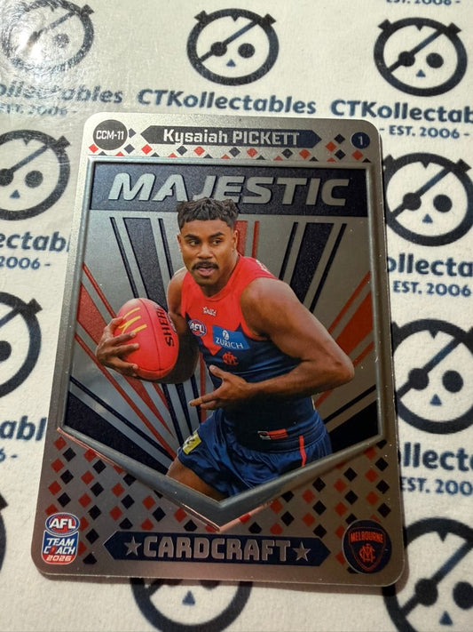 2026 Teamcoach AFL Cardcraft Majestic CCM-11 Kysaiah Pickett  #1 Demons