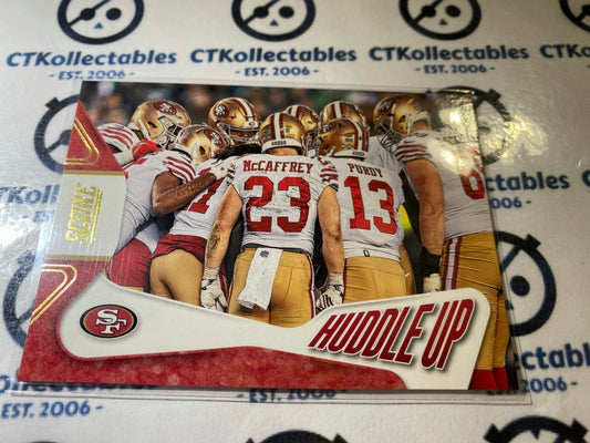 2023 NFL Panini Score San Francisco 49ers "Huddle Up" #4 GOLD