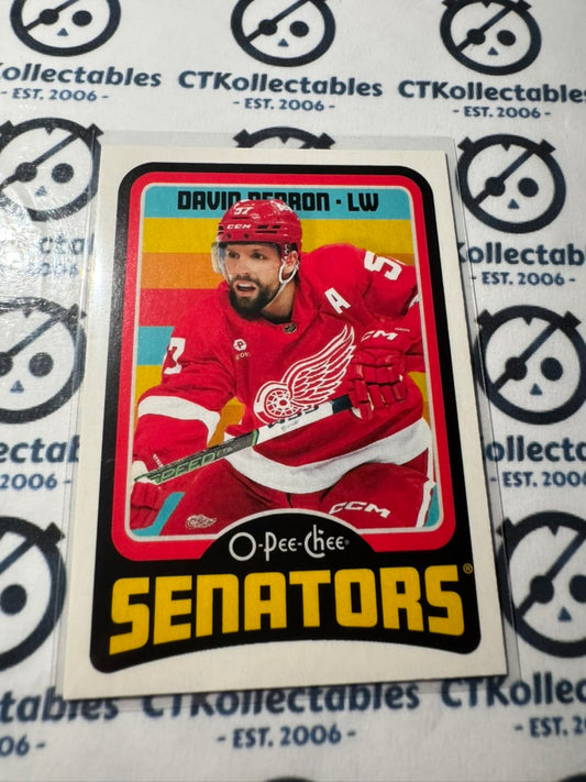 2024-25 O-Pee-Chee Hockey RETRO #134 David Perron Detroit Red Wings