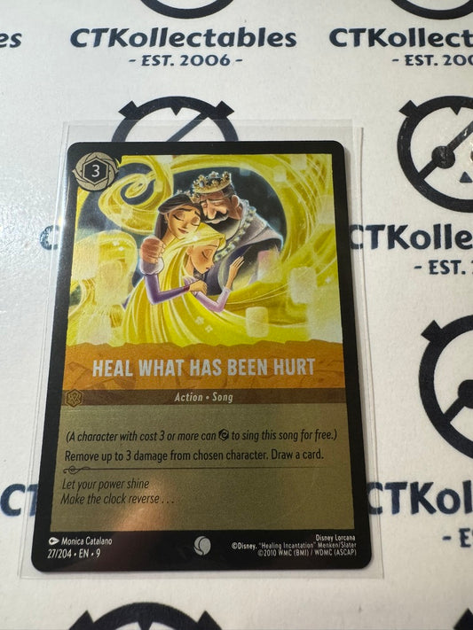 Disney Lorcana Fabled COLD FOIL 27/204 Heal What Has Been Hurt C