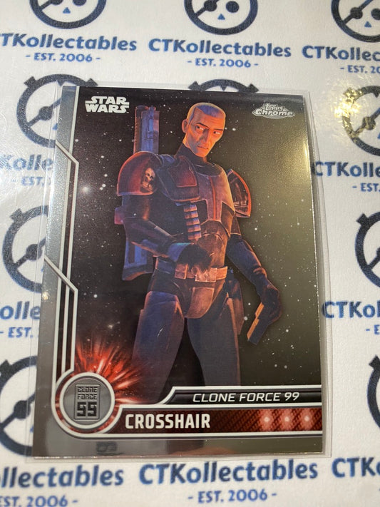 2023 Topps Chrome Star Wars - # 85 Crosshair Chrome Base Card