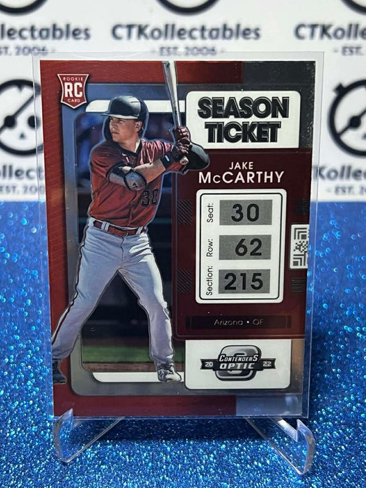 2022 Chronicles MLB Baseball Contenders Optic #15 Jake McCarthy RC Arizona