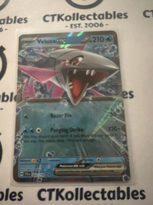 Veluza EX double rare #043/159 Journey Together Pokemon Card TCG