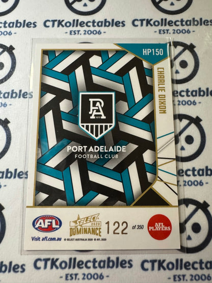2020 AFL Dominance Charlie Dixon Holographic Port Adelaide  #122/350