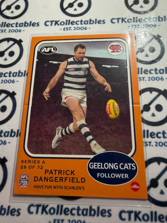 2026 Teamcoach AFL Scanlens Die-Cut Patrick Dangerfield  26 of 72 Cats