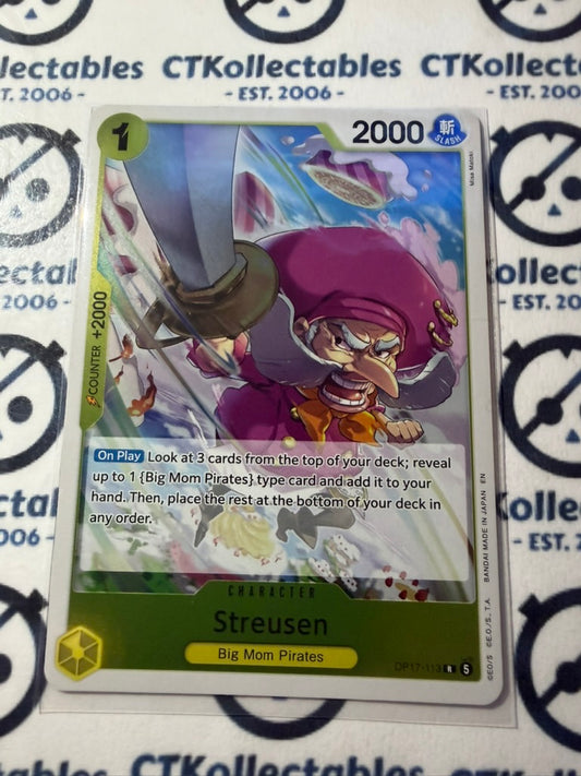 Streusen R FOIL OP17-113 One Piece The World's Strongest Warriors ENG