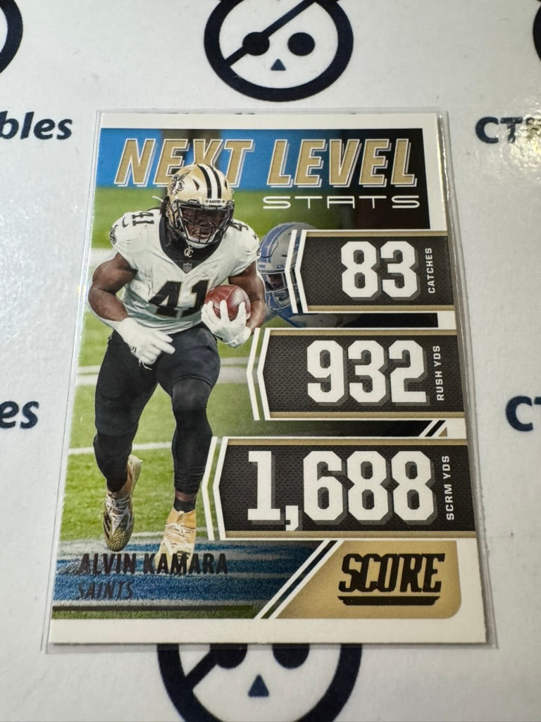 2021 NFL Score Next Level Stats #NL20 Alvin Kamara Saints