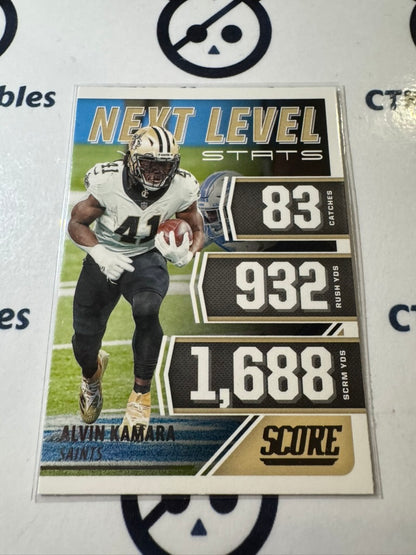 2021 NFL Score Next Level Stats #NL20 Alvin Kamara Saints