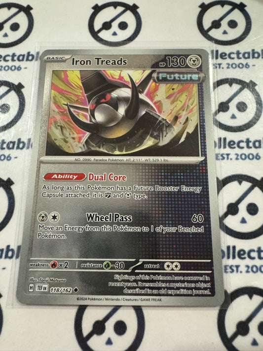Iron Treads Reverse Holo Scarlet & Violet Temporal Forces # 118/162 Pokemon