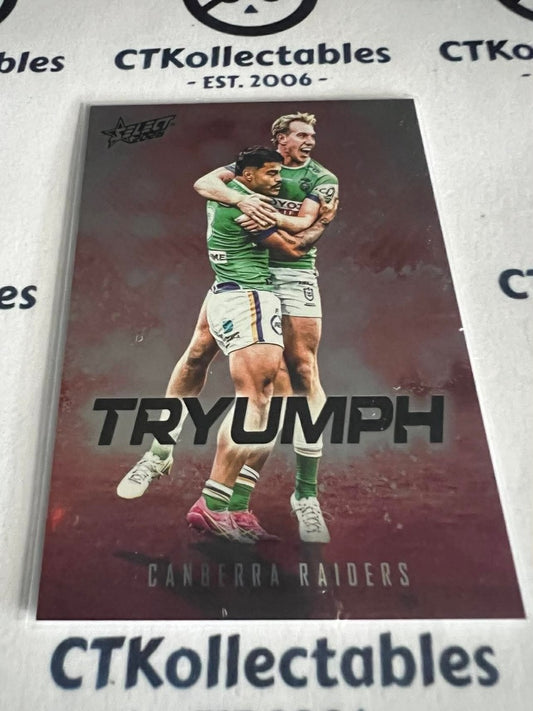 2026 Select NRL League Heroes Tryumph RED #TR71 Canberra Raiders