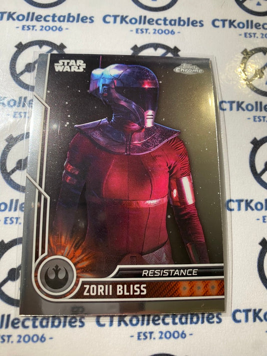 2023 Topps Chrome Star Wars - # 73 Zorii Bliss Chrome Base Card