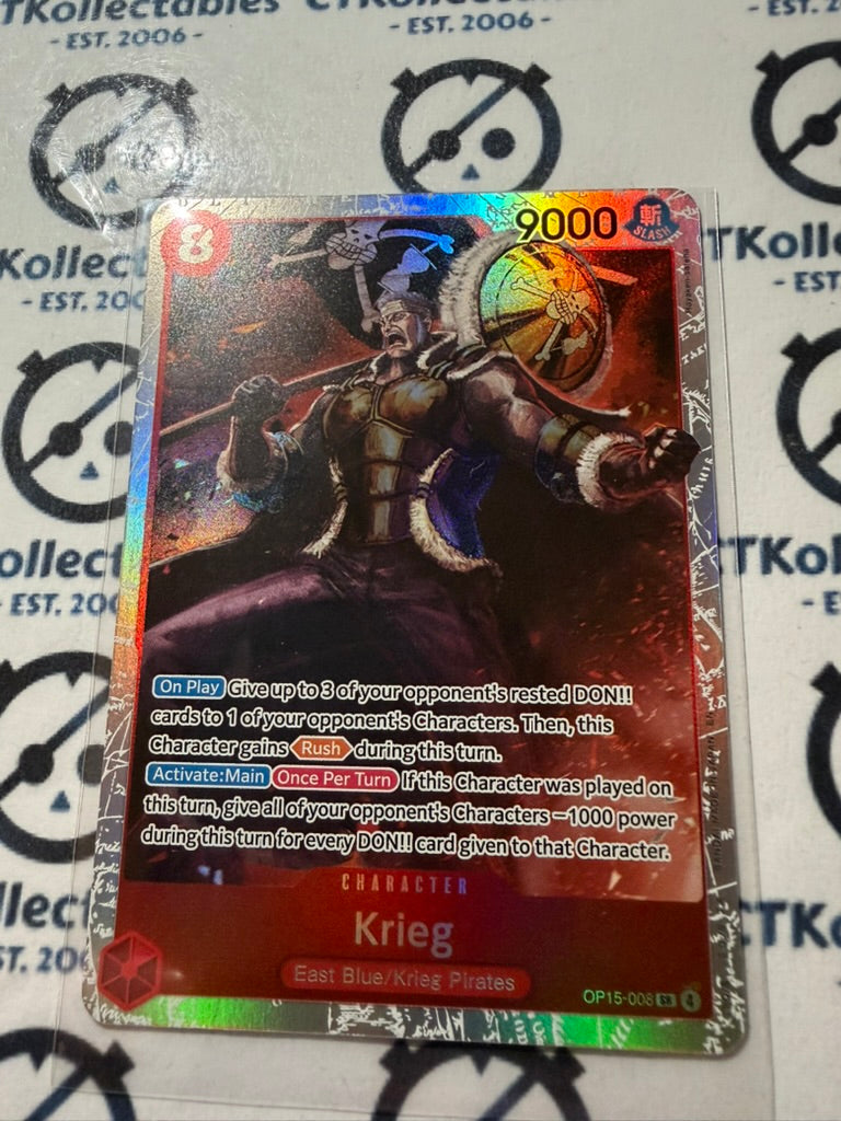 Krieg One Piece Adventure on Kami's Island op15-008 SR