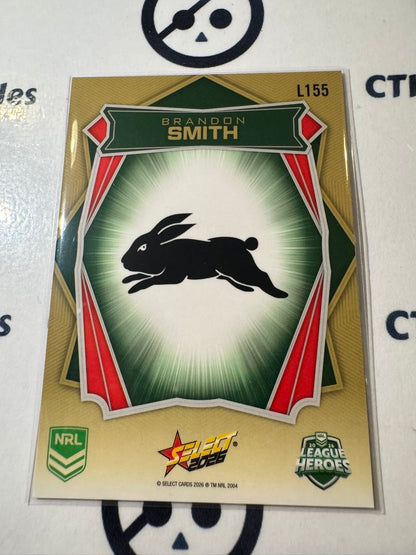 2026 Select NRL League Heroes Luminous Base #L155 Brandon Smith Rabbitohs