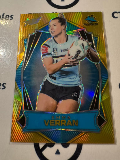 2026 Select NRLW League Heroes Luminous Base #L212 Emma Verran Sharks