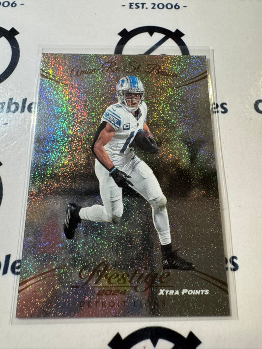 2024 NFL Prestige Dots Xtra Points #98 Amon-Ra St. Brown Detroit Lions