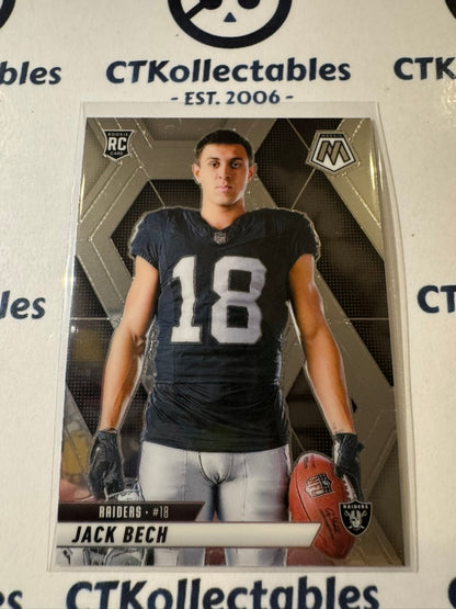2025 NFL Panini Mosaic Rookie Variation Card #280 Jack Bech Raiders