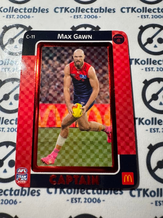 2025 AFL Teamcoach Maccas Captain RED - Max Gawn C-11 Demons