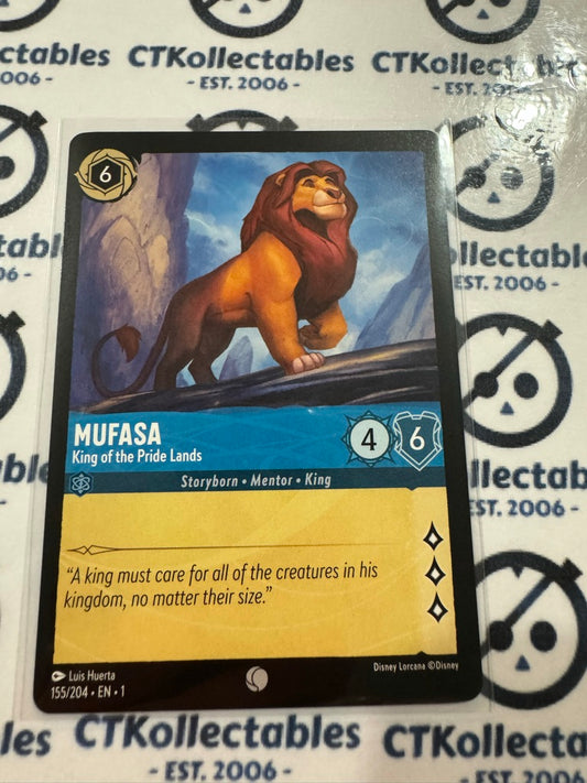 2024 Disney Lorcana Non-Foil #155/204 Mufasa The First Chapter Common