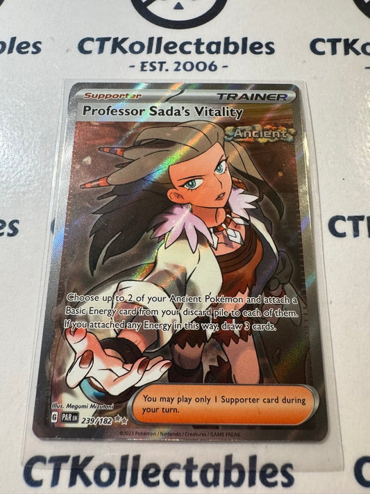 Professor Sada's Vitality Full Art #239/182 2023 Paradox Rift Pokémon