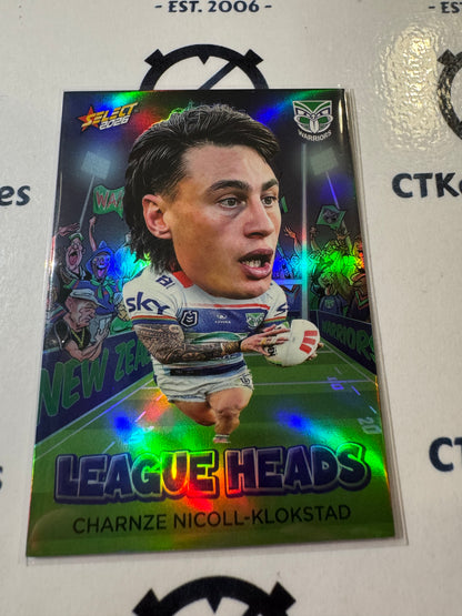 2026 Select NRL League Heroes League Heads #LH126 Charnze Nicoll-Klokstad