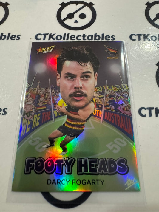 2025 AFL Footy Stars Footy Heads Darcy Fogarty FH2 Crows
