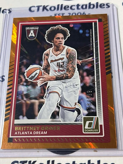 2025 Panini Donruss WNBA Orange Lava #078/199 #62 Brittney Griner Atlanta Dream