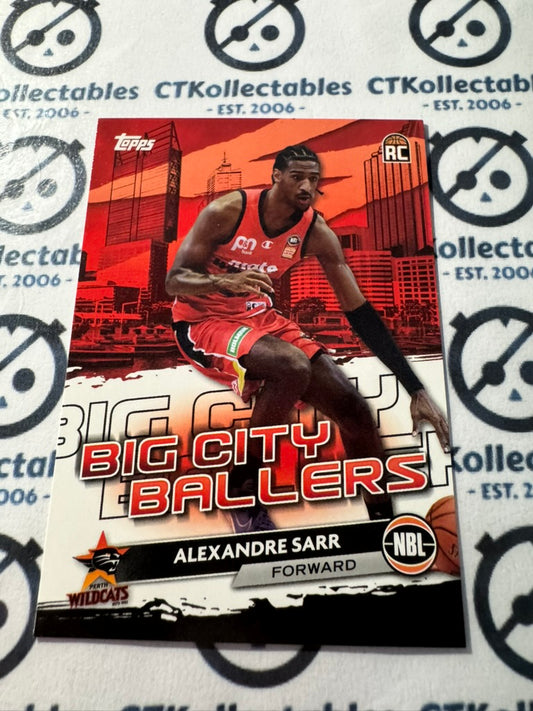 2023-24 Topps NBL Alexandre Sarr Big City Ballers #BCB-16 Wildcats