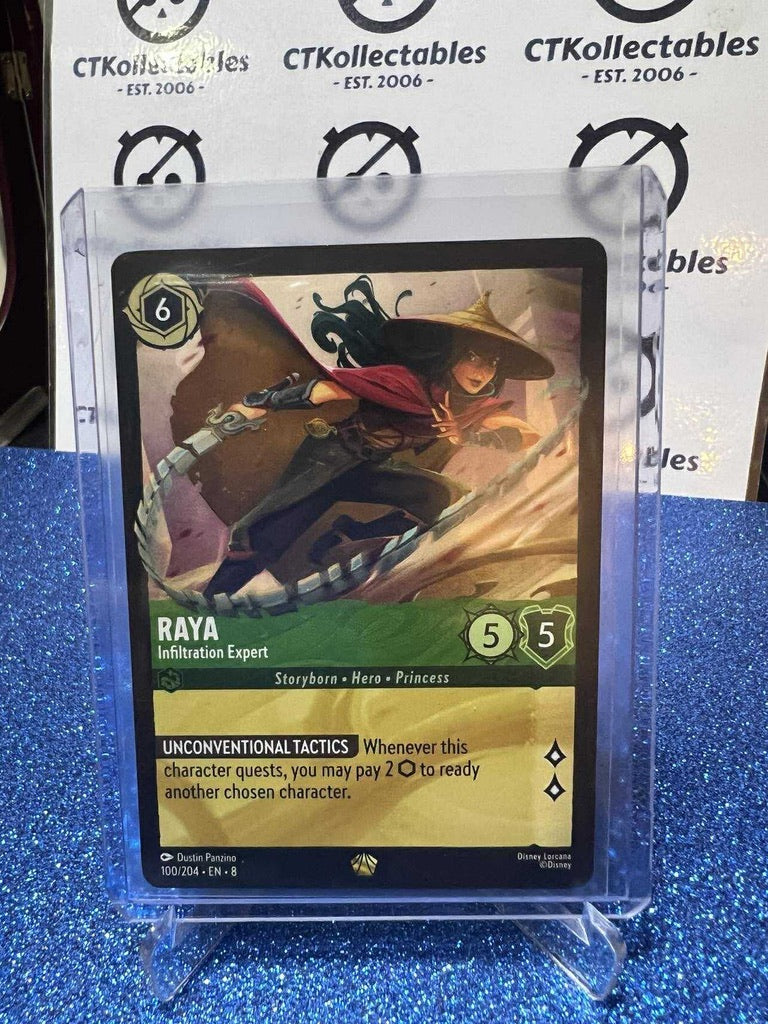 Disney Lorcana -Reign of Jafar Non-Foil - 100/204 Raya - Infiltration Expert L