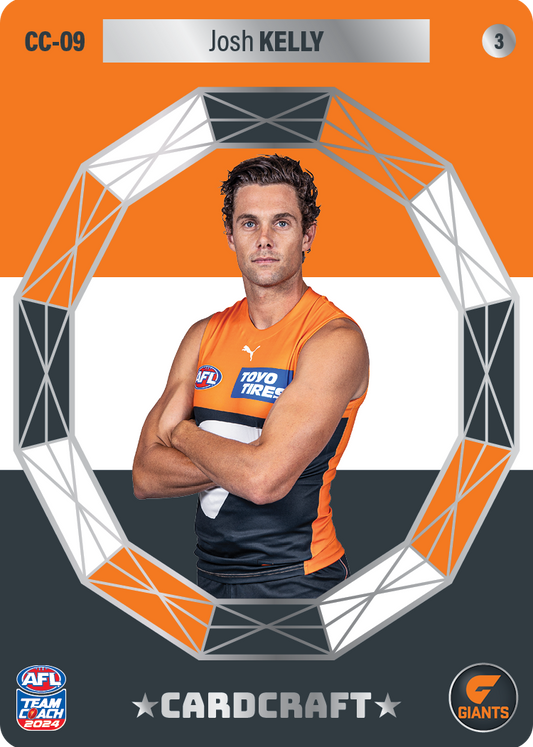 2024 AFL Teamcoach Josh Kelly Cardcraft CC-09 #3 GWS