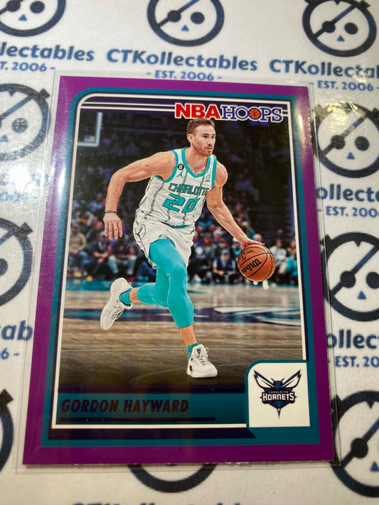 2023-24 Panini NBA HOOPS Gordon Hayward Purple Parallel #32 Hornets