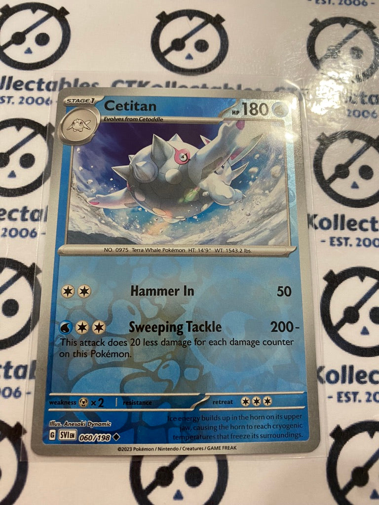 Cetitan Reverse Holo #060/198 2023 Scarlet & Violet Pokémon TCG