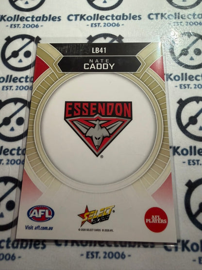2026 Select AFL Footy Stars Luminous LB41 Nate Caddy Bombers