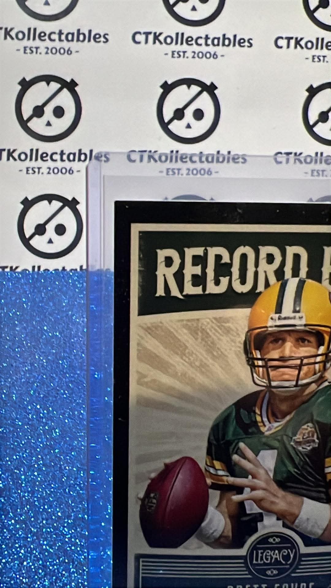 2020 NFL Legacy Brett Favre Record Book Black 1/1 one of one ! RB-BF Packers