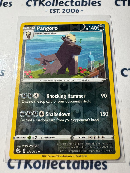 Pangoro Reverse Holo #174/264 Sword & Shield Fusion Strike Pokemon