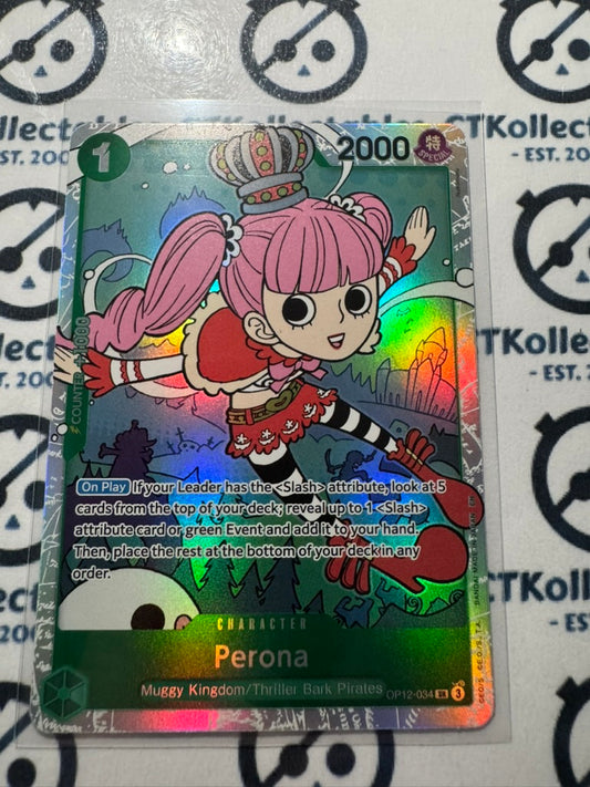 One Piece : Legacy of the Master FOIL OP12-034 Perona — SR