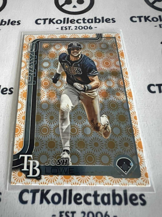 2025 Topps Series 2 Baseball Josh Lowe Sun Holiday #497 Tampa