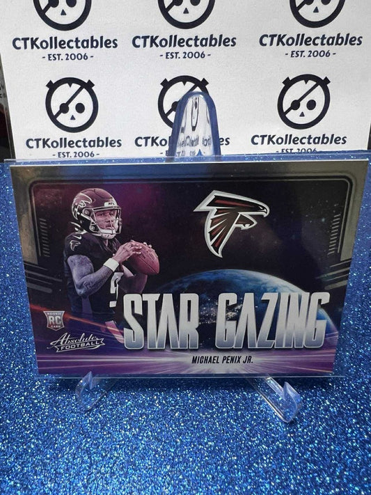 2024 NFL Panini Absolute Star Gazing #SG-MPJ Michael Penix Jr. Atlanta Falcons