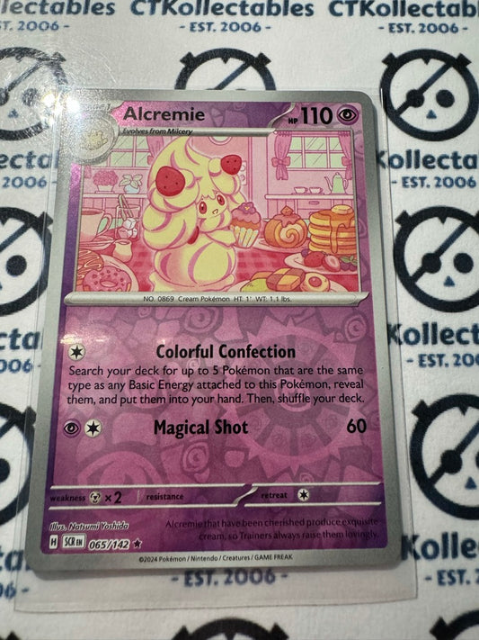 Alcremie Reverse Holo #065/142 Stellar Crown Scarlet & Violet Pokemon